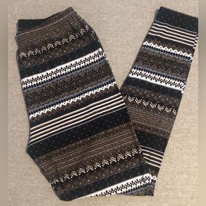 Agnes & Dora Legging Brown Pattern Large